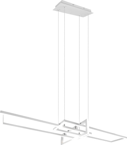 Trio Lighting Salinas LED taklampe matt hvit - Trio Lighting Salinas LED taklampe matt hvit -