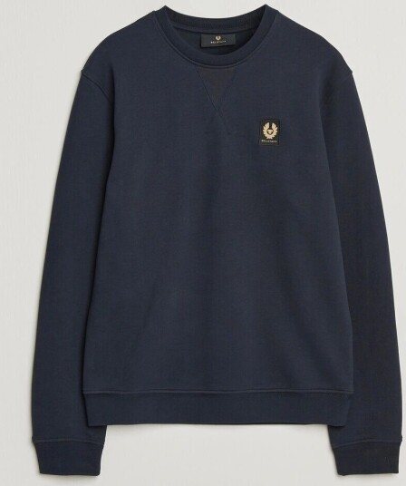 Belstaff Signature Crew Neck Sweatshirt Dark Ink