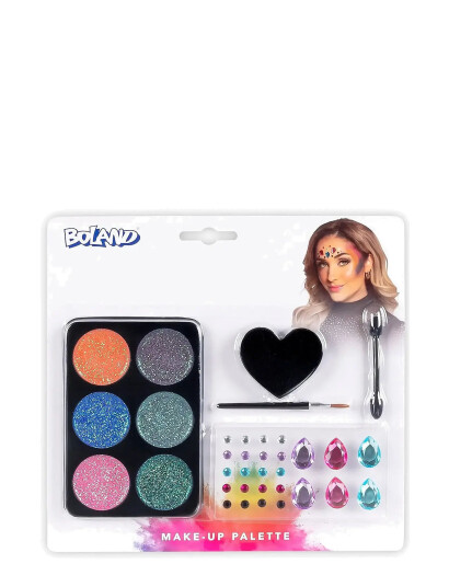 IPK Glitter Face Paint Set With Face Jewels - Multi/patterned - 0
