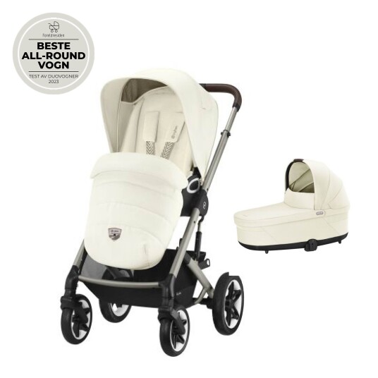 Komplett vogn Cybex Talos S Lux Seashell Beige Ink. Liggedel Komplett vogn Cybex Talos S Lux Seashell Beige Ink. Liggedel