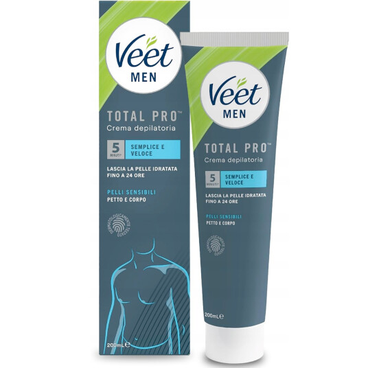 Veet MEN Total Pro Hårfjerningskrem 200 ml