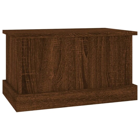 vidaXL Oppbevaringsboks brun eik 50x30x28 cm konstruert tre