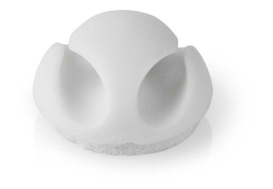 Nedis Kabelklips Klikk og Go 6-pakning Hvit for 2 Kabler, Maks 5.3 mm Nedis Kabelklips Klikk og Go 6-pakning Hvit for 2 Kabler, Maks 5.3 mm