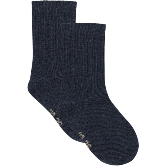 Minymo Blue Nights Melange Perfect Basic Strømper 2 Pack 31 34