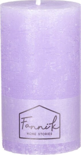 Fanni K - Rustik blokklys 12 cm lavendel