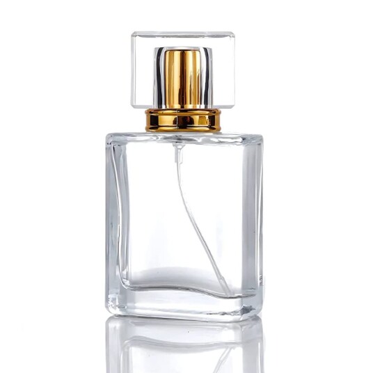 INF Påfyllbar sprayflaske for parfyme av glass Gull 50 ml INF Påfyllbar sprayflaske for parfyme av glass Gull 50 ml