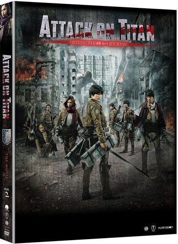 Attack On Titan The Movie: Part 2 DVD