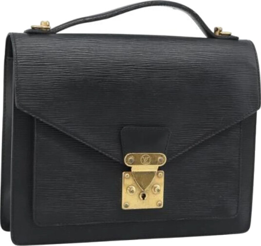 Louis Vuitton Vintage, Dame, Pre-owned, Svart, ONE SIZE, Louis Vuitton Vintage, Dame, Pre-owned, Svart, ONE SIZE,