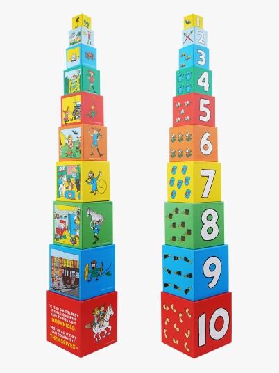 Barbo Toys Pippi Longstocking Stacking Cubes Barbo Toys Pippi Longstocking Stacking Cubes
