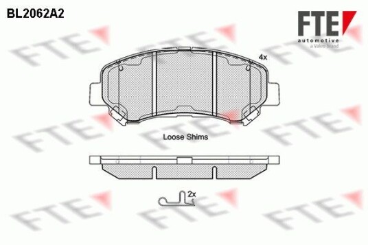 Bremseklosser FTE 9010645 Bremseklosser FTE 9010645