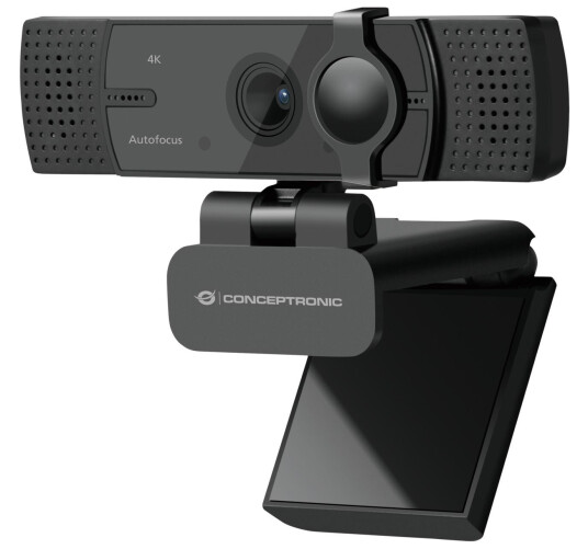 CONCEPTRONIC Amdis 4K Autofokus Webcam Svart CONCEPTRONIC Amdis 4K Autofokus Webcam Svart