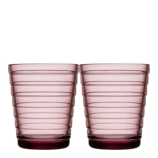 Iittala - Aalto glass 22 cl 2 stk røsslyng