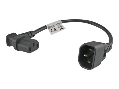 Microconnect Pea1416 Strømkabel Sort 0,3 M C13 Kopling C14 Kopling 0.3m C13 Kopling C14 Kopling Sort