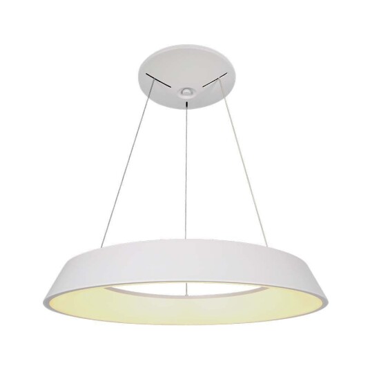 V-Tac 48W LED Designer lysekrone Hvit soft lys dimbar varm inkl. lyskilde : Kulør