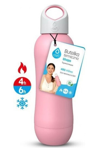 Dafi Dafi Termoflaske Shape Rose 480Ml