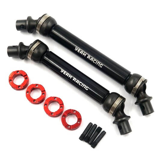Yeah Racing AXSC-031 HD Steel Front & Rear Center Shaft Set Blac Yeah Racing AXSC-031 HD Steel Front & Rear Center Shaft Set Blac