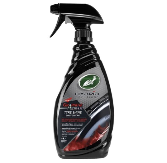 Turtle Wax Dekkfornyer
Graphene Acrylic Tire Shine 2286 Turtle Wax Dekkfornyer
Graphene Acrylic Tire Shine 2286