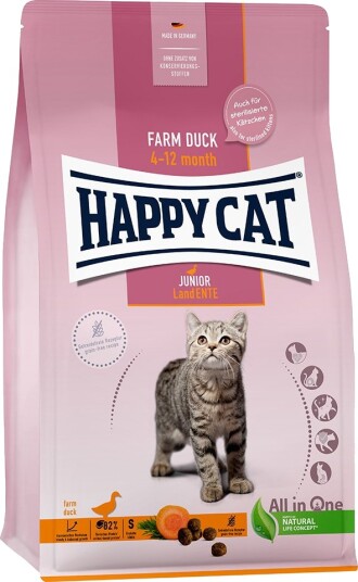 Happy Cat Young Junior Country Duck 2 X 1.3 kg Happy Cat Young Junior Country Duck 2 X 1.3 kg