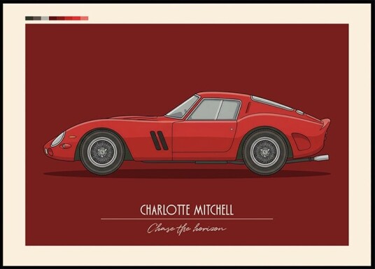 Sport Car Personal 10 Plakat Plakat / 30x40cm