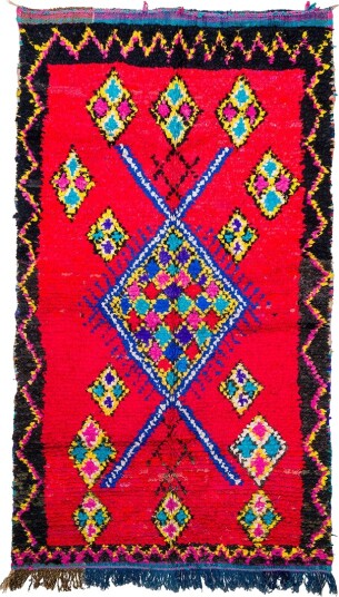 Marokkansk Boucherouite teppe 170 x 300 cm Størrelse: 170 x 300 cm Marokkansk Boucherouite teppe 170 x 300 cm Størrelse: 170 x 300 cm