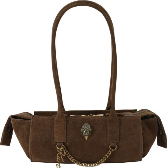 Kurt Geiger Dame Vesker Brun ONE SIZE,