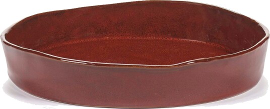 La Mère Dyp Tallerken Medium Venetian Red La Mère Dyp Tallerken Medium Venetian Red
