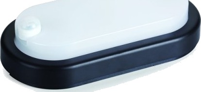 Standart Vegglampe Lamp Bl198ep02 Pir 7W Led Ip54 Svart
