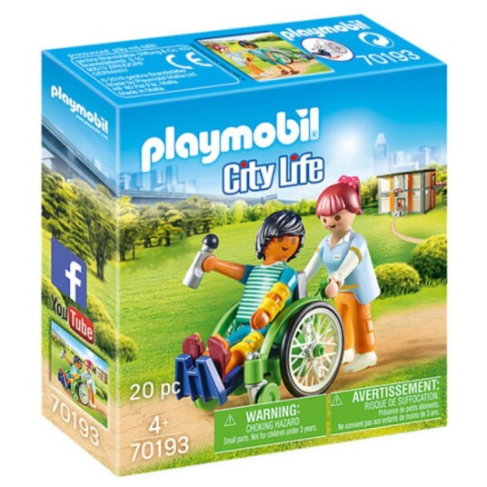 Playmobil City Life - Pasient i rullestol