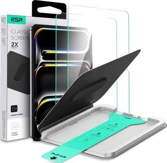 iPad Pro 11 2024/2025 ESR UltraFit Beskyttelsesglass - 9H, 0.3mm - Klar