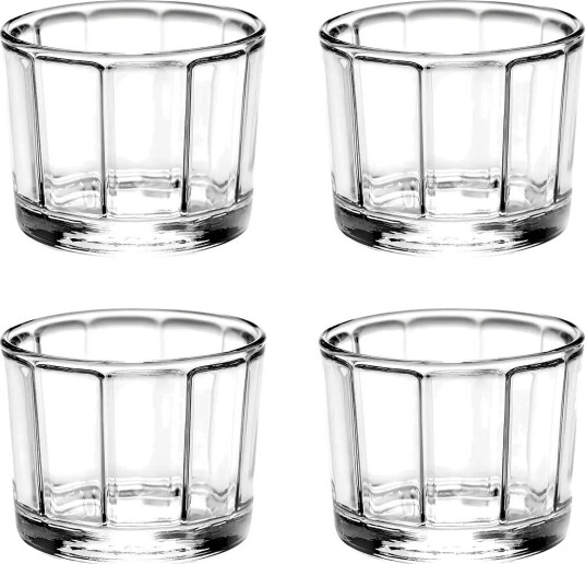 Serax Glass Tumbler Low Surface By Sergio Herman Set/4 - Nude - 35 CL Serax Glass Tumbler Low Surface By Sergio Herman Set/4 - Nude - 35 CL