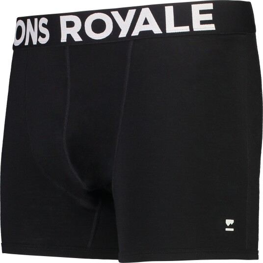 Mons Royale Men's Hold 'Em Shorty Boxer Black XL
