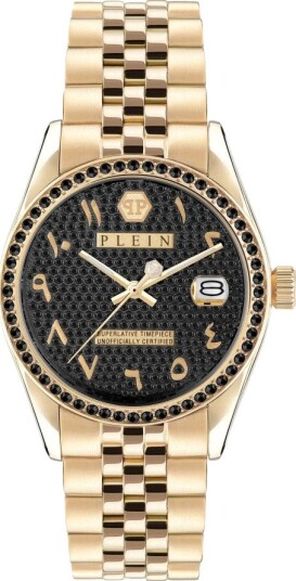 Philipp Plein Dameklokke PWYAA0923 Street Couture Sort/Gulltonet Philipp Plein Dameklokke PWYAA0923 Street Couture Sort/Gulltonet