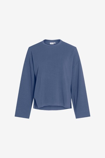 Vila Collegegenser viReflecti Crew Neck L/S Sweat Top Blå Vila Collegegenser viReflecti Crew Neck L/S Sweat Top Blå