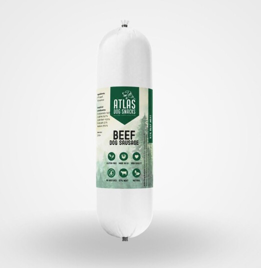 Atlas Dog Snacks Hundepølse Storfe 400 g