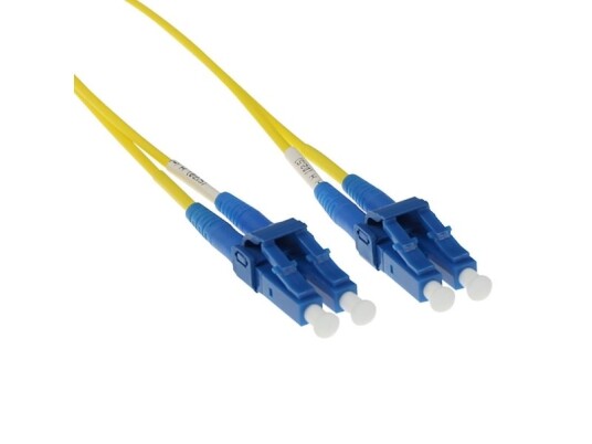 Act 0.5 Meter Lszh Singlemode 9/125 Os2 Short Boot Fiber Patch Cable Duplex With Lc Connectors. (Rl1700)