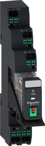Schneider Electric 10 stk Relé med stikkontakt+LED+test 1CO 230V innstikk, RXG12P7PVP Schneider Electric 10 stk Relé med stikkontakt+LED+test 1CO 230V innstikk, RXG12P7PVP