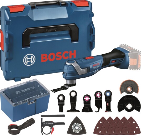 Bosch GOP 18V 34 Multiverktøy Uten Batteri Og Lader Med Tilbehør