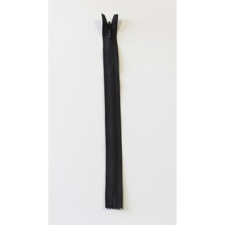 YKK Usynlig Glidelås Fast Svart 4mm 15cm YKK Usynlig Glidelås Fast Svart 4mm 15cm