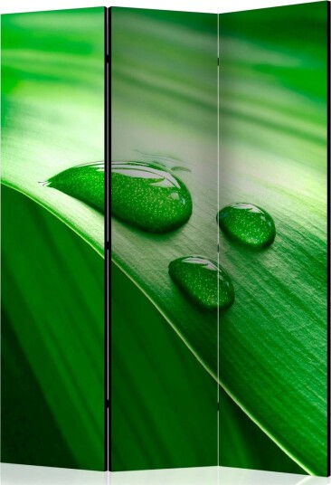 Romdeler - Leaf and three drops of water 135x172 - Artgeist sp. z o. o.