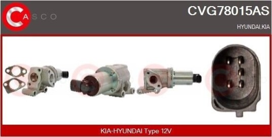 EGR-ventil CASCO CVG78015AS