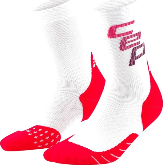 CEP Core Run Edt. Steps Socks Mid Cut White II