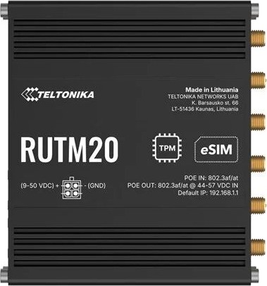 Teltonika RUTM20 Trådløs Router 5G/4G med Wi-Fi 5 Dobbeltbånd