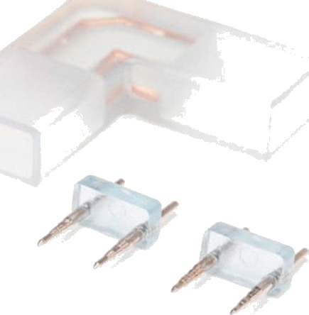 LED stripe 230V hjørnestykke 90°, 15x7 mm, IP67