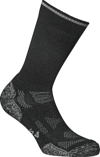 Alpacasocks&Co Outdoor Merino Crew 1-Pack - Black - 36-39