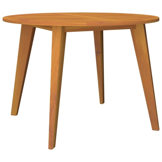 vidaXL Hagebord Ø110x75 cm heltre akasie