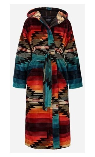 Pendleton Terry Robe - Saltillo Sunset Flerfarget S/M