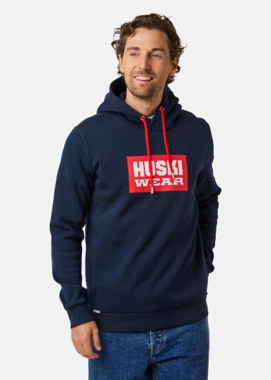 Huski Wear Logo Hoody Navy Blue Xl Hoodies