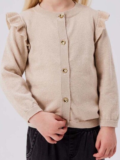 Name It Nmfabinne cardigan til småbarn, Peyote (68) 68