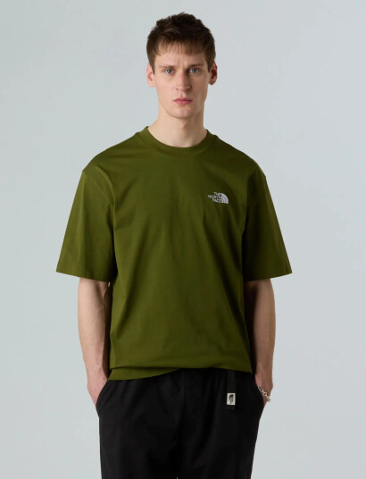 The North Face M Ss Essential Oversize Tee - Khaki green - XS The North Face M Ss Essential Oversize Tee - Khaki green - XS