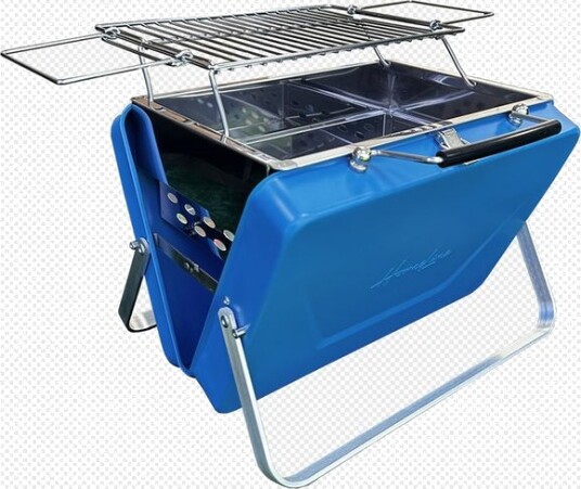 Homeline byddy flergangsgrill koffert blå 216005 Homeline byddy flergangsgrill koffert blå 216005